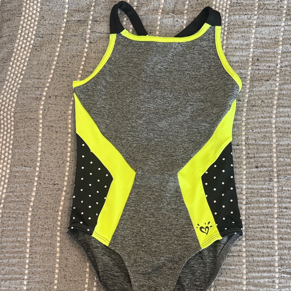 Kids Gray and Yellow One Piece Leo